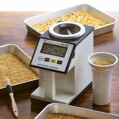 Kett PM450 Moisture meter with samples and accessories